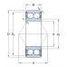 Шариковые подшипники - Подшипник 3204 A-2RS1/MT33 SKF от производителя SKF