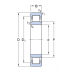 Роликовые подшипники - Подшипник NUP2307 ECP SKF от производителя SKF