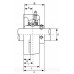 Фланцевые подшипниковые узлы - Подшипниковый узел UCFL202 ISB от производителя ISB