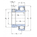 Корпусные подшипники - Подшипник YET206 SKF от производителя SKF