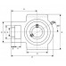 Подшипниковые узлы и корпуса из нержавеющей стали - Подшипниковый узел UCT208SS ISB от производителя ISB