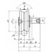 Линейные модули - Ролик с V-образным желобом C312 ZZ CTS от производителя CTS